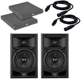 RCF Ayra Pro 6 Aktiver Studiomonitor, 6,5-Zoll-Lautsprecher, professionelles Paket inkl. Pads